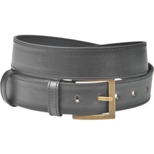 Rizzup Erkek Siyah 4 cm Eninde Eskitme Tokalı Suni Deri Kemer 2402640