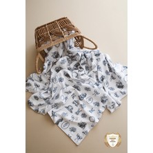 İlays Mabel Özel Modal Seri Desenli Bebek Battaniyesi