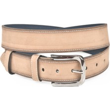 Rizzup Erkek Vizon 4 cm Eninde Süet Kemer Suni Süet Spor Kemer 2402643
