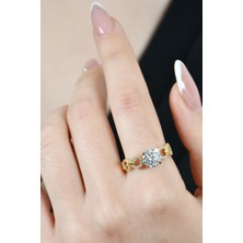 Ravi Pırlanta Tasarım Tektaş Yüzük 14 Ayar A029965