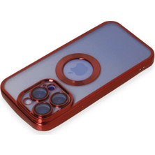 Newface iPhone 15 Pro Max Kılıf Slot Silikon - Kırmızı