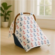 Akyüz Bebe Desenli Puset Örtüsü