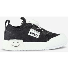 Vicco Unisex Işıklı Akıllı Bağcık Ortopedik Keten Kız Erkek Çocuk Spor Ayakkabı