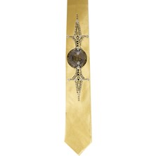 Rizzup Gold Armalı Taşlı Mendilsiz Erkek Kravat 2107516