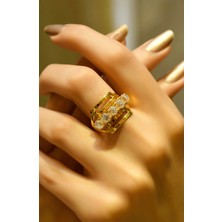 Kaburga Beştaş Yüzük 22 Ayar A035410