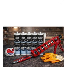 5'li Selsil Duşakabin Silikon Seti - Uzman 001