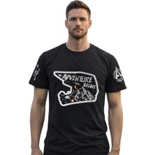 Aybaak Adventure Enduro Motocross Motorsiklet Baskılı Tişört