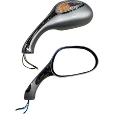 Mondial 151 Rs Sinyalli Ayna Takımı Gri