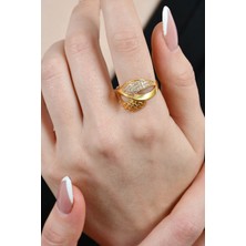 Ravi Pırlanta Pave Geçişli Yüzük 22 Ayar A024802