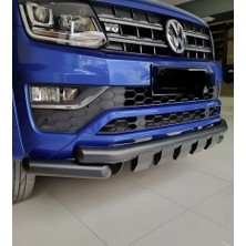 Aftermarket Volkswagen Amarok 2012-2020 Shark Ön Tampon Koruma Demiri Siyah