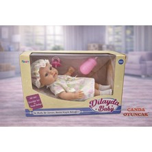 Canda Oyuncak 26 cm Et Bebek Biberon ve Emzikli Beyaz 59820