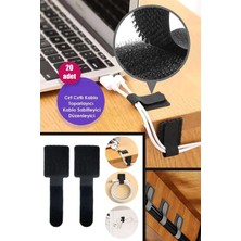 3b Trend 20 Adet Siyah Kendinden Yapışkanlı Cırt Cırt Bant – Güçlü Tutunma, Çok Amaçlı Kullanım