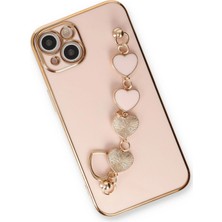 Newface iPhone 14 Kılıf Esila Silikon - Pudra