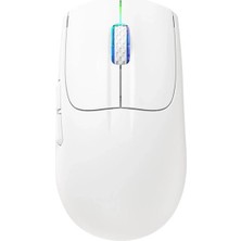 Attack Shark X5 Beyaz Optik Kablolu/kablosuz Oyuncu Mouse Teşhir