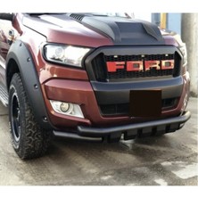 Aftermarket Ford Ranger T6 T7 T8 Shark Ön Tampon Koruma Demiri Siyah