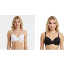 Bonbon Kadın Balensiz Kuplu Soft Bra 2'li Paket Sütyen BB2323