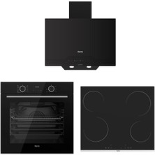 Ferre Siyah Ankastre Set (D063-SA - MS261 - XE63CS Fryart Airfry )