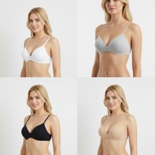 Bonbon Kadın Balensiz Dolgusuz 4'lü Paket Ilk Sütyenim BB2322