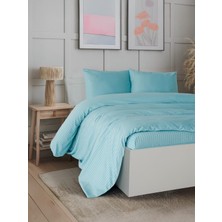 Patron Home Fermuarlı Çantalı Çift Kişilik %100 Pamuk Saten Lastikli Çarşaflı Nevresim Takımı