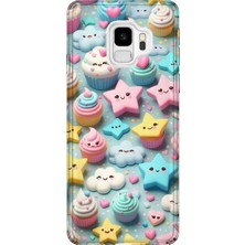 Lelia Samsung Galaxy S9 Uyumlu Baskılı Şeffaf Telefon Kılıfı | Koleksiyon: Kawaiimilk Dreamies