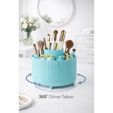Blackstar 360 Derece Dönebilen 5 Bölmeli Makyaj Fırçası Organizeri-Makyaj Organizeri