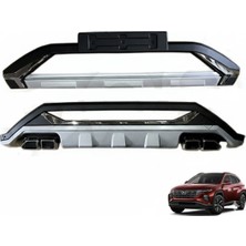 Aftermarket 2021-2023 Hyundai Tucson Ön Arka Tampon Koruma Difüzör Seti | Ithal