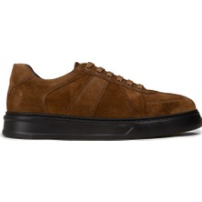 Deery Erkek Hakiki Süet Taba Renkli Sneaker Ayakkabı - 02017MTBAP01