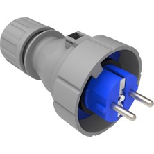 Bemis 1X16A Düz Fiş Ip 68 220 Volt BS1-1402-7011