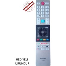 Işık Tv Toshıba %100 Orjinal Smart Tv Kumandası 40L2863DG 49L2863DG