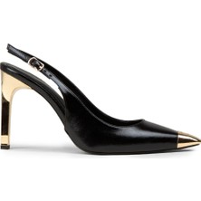 Deery Kadın Siyah Slingback Stiletto - RD141ZSYHM01