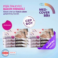 Med-Cover Baby Pişik Önleyici Bakım Mendili - Cep Boy 12'li x 12 Avantaj Paketi