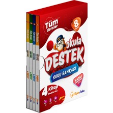 2026 8. Sınıf Tüm Dersler Okula Destek Soru Bankası | 4 Kitap Modüler Set