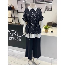 2k Güpürlü Gömlek Takım