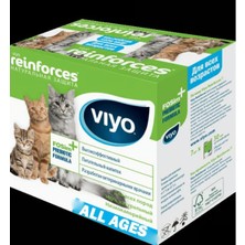 Viyo Reinforces All Ages Kedi Doğal Savunma Sistemi Güçlendirici Prebiyotik Içecek 7X30ML