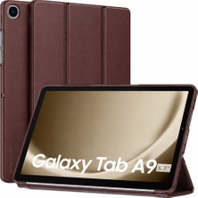 MobaxAksesuar Samsung Galaxy Tab A9 8.7inç Kılıf New Pu Deri Smart Standlı Case Uyku Modlu X110 X115 X117
