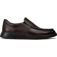 Deery Erkek Hakiki Deri Kahverengi Loafer Ayakkabı - 01999MKHVC01
