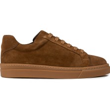 Deery Erkek Hakiki Süet Taba Renk Sneaker Ayakkabı - 02018MTBAC02
