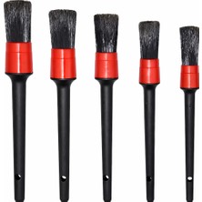 Carsense 5'li Detay Fırça Seti Araç Içi Detay Fırçası Temizlik Fırçası Torpido Konsol Klima