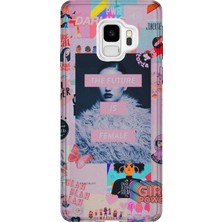 Lelia Samsung Galaxy S9 Uyumlu Baskılı Şeffaf Telefon Kılıfı | Koleksiyon: Queenmode Femme