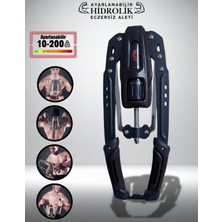 Hubstein Twister Kol Omuz Gögüs Egzersiz Aleti 10-200 kg Ayarlanabilir Siyah Fitness Ekipmanı
