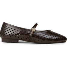 Deery Kadın Kahverengi Taş Detaylı Babet - RD015ZKHVC01