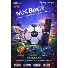 Mo Dou Android Tv Box 4K Ultra Hd Akıllı Tv Kutusu Wi-Fi Medya Oynatıcı Google Asistan Sesli 2GB/16GB