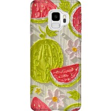 Lelia Samsung Galaxy S9 Uyumlu Baskılı Şeffaf Telefon Kılıfı | Koleksiyon: Pastelbloom Soft Series