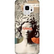 Lelia Samsung Galaxy S9 Uyumlu Baskılı Şeffaf Telefon Kılıfı | Koleksiyon: Queenmode Femme