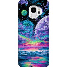 Lelia Samsung Galaxy S9 Uyumlu Baskılı Şeffaf Telefon Kılıfı | Koleksiyon: Cosmicwhisper Skyset