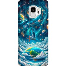 Lelia Samsung Galaxy S9 Uyumlu Baskılı Şeffaf Telefon Kılıfı | Koleksiyon: Cosmicwhisper Skyset