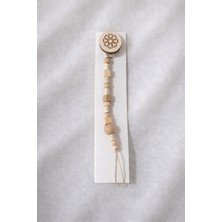 Ahşap Bebek Emzik Askısı - Emzik Zinciri - Emzik Tutacağı