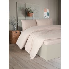 Patron Home Fermuarlı Çantalı Çift Kişilik %100 Pamuk Saten Lastikli Çarşaflı Nevresim Takımı