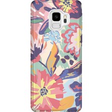 Lelia Samsung Galaxy S9 Uyumlu Baskılı Şeffaf Telefon Kılıfı | Koleksiyon: Floraluxe Botanica