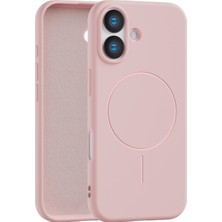 Vissona iPhone 16 Uyumlu Içi Kadife Magsafe Wireless Şarz Özellikli Telefon Kılıfı